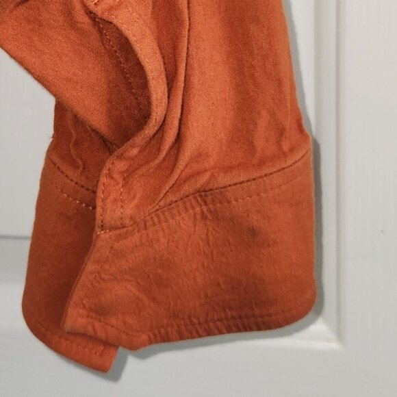 Rag & Bone XXS Cropped Burnt Orange Military Style Jacket - Picture 7 of 16